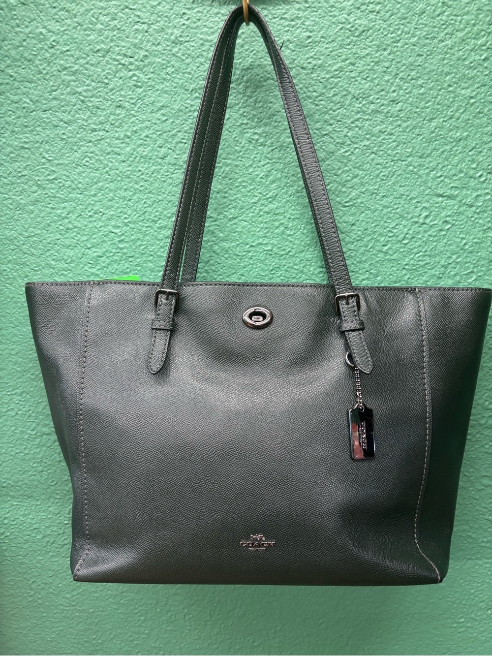 Coach Pebbled Leather Tote Bag